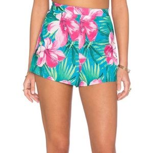 Show Me Your Mumu floral shorts, Lady Luau Stretch